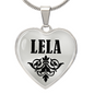 Lela v01 - Heart Pendant Luxury Necklace
