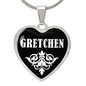 Gretchen v03 - Heart Pendant Luxury Necklace