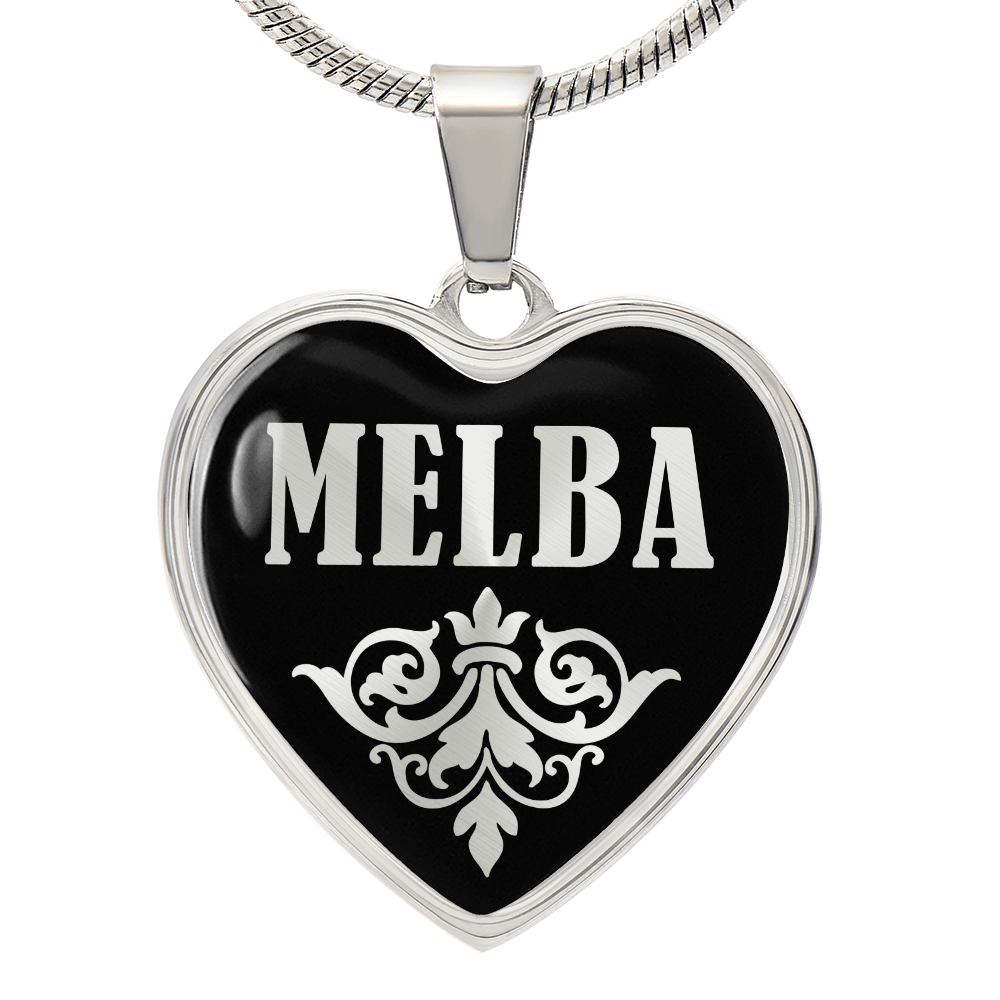 Melba v02 - Heart Pendant Luxury Necklace