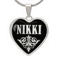 Nikki v02 - Heart Pendant Luxury Necklace