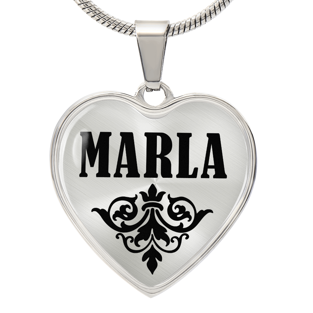 Marla v01 - Heart Pendant Luxury Necklace
