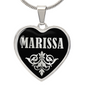 Marissa v02 - Heart Pendant Luxury Necklace