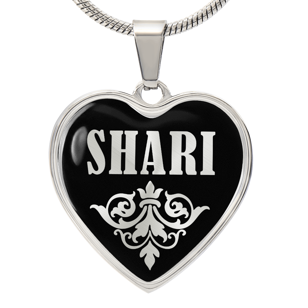 Shari v02 - Heart Pendant Luxury Necklace