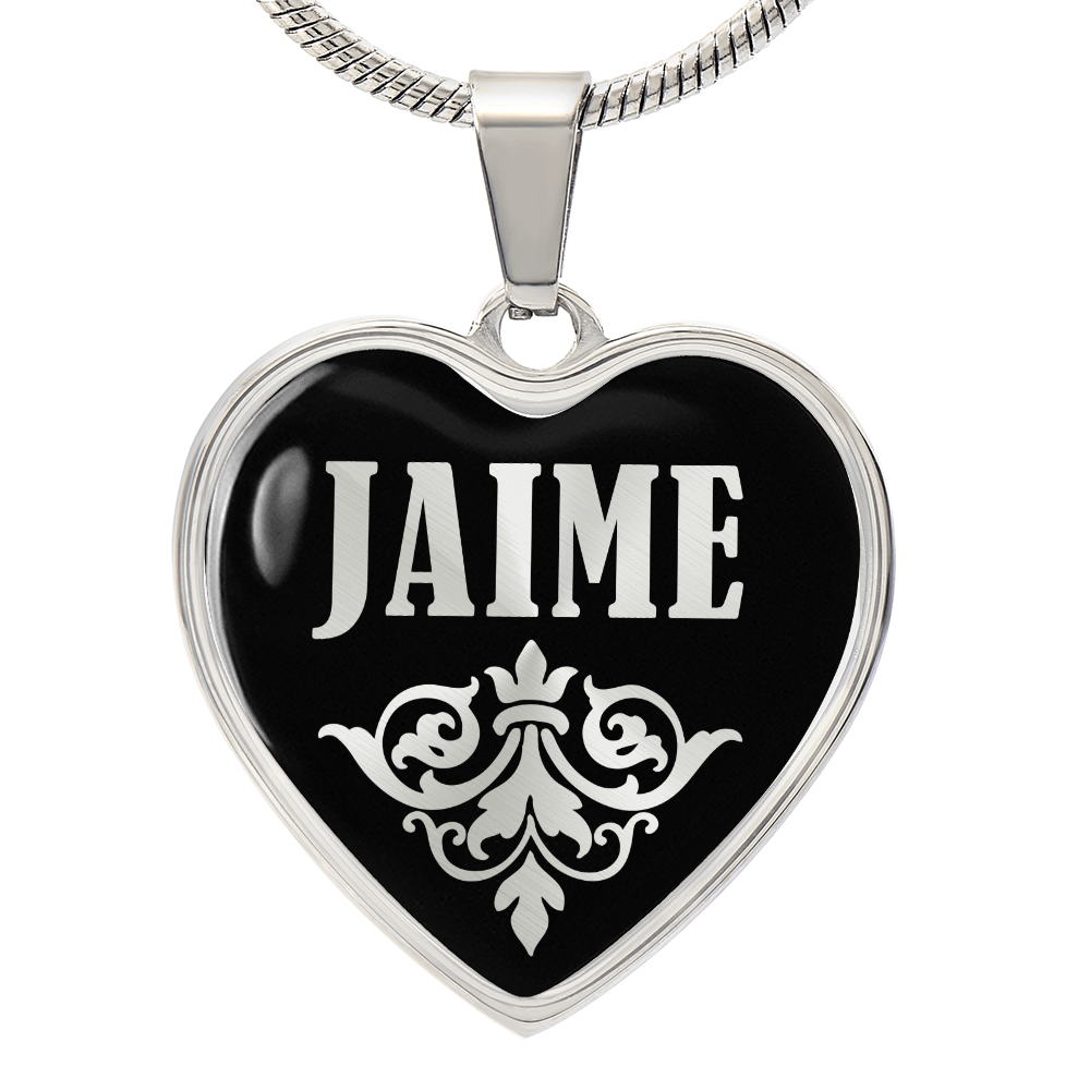 Jaime v02 - Heart Pendant Luxury Necklace