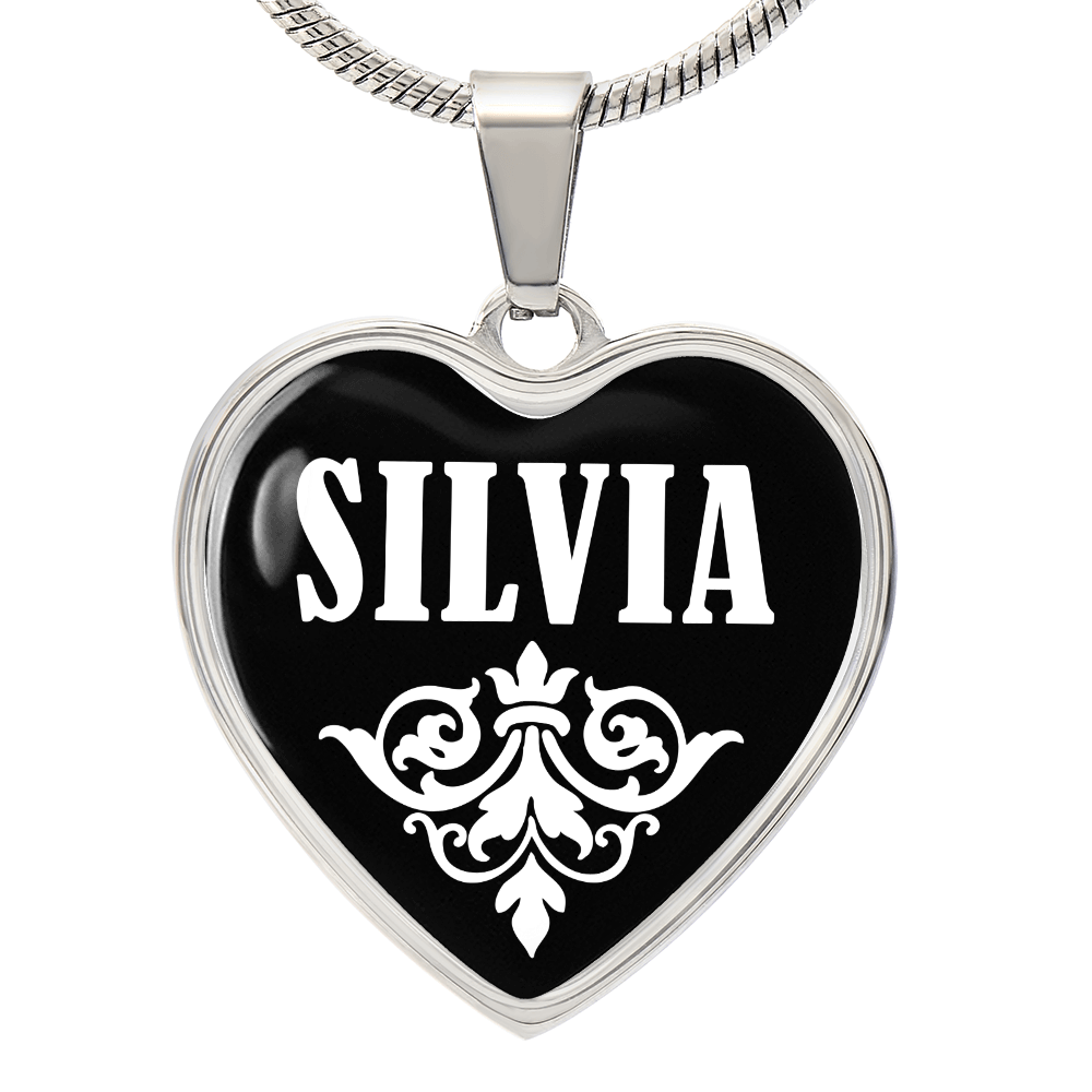 Silvia v03 - Heart Pendant Luxury Necklace