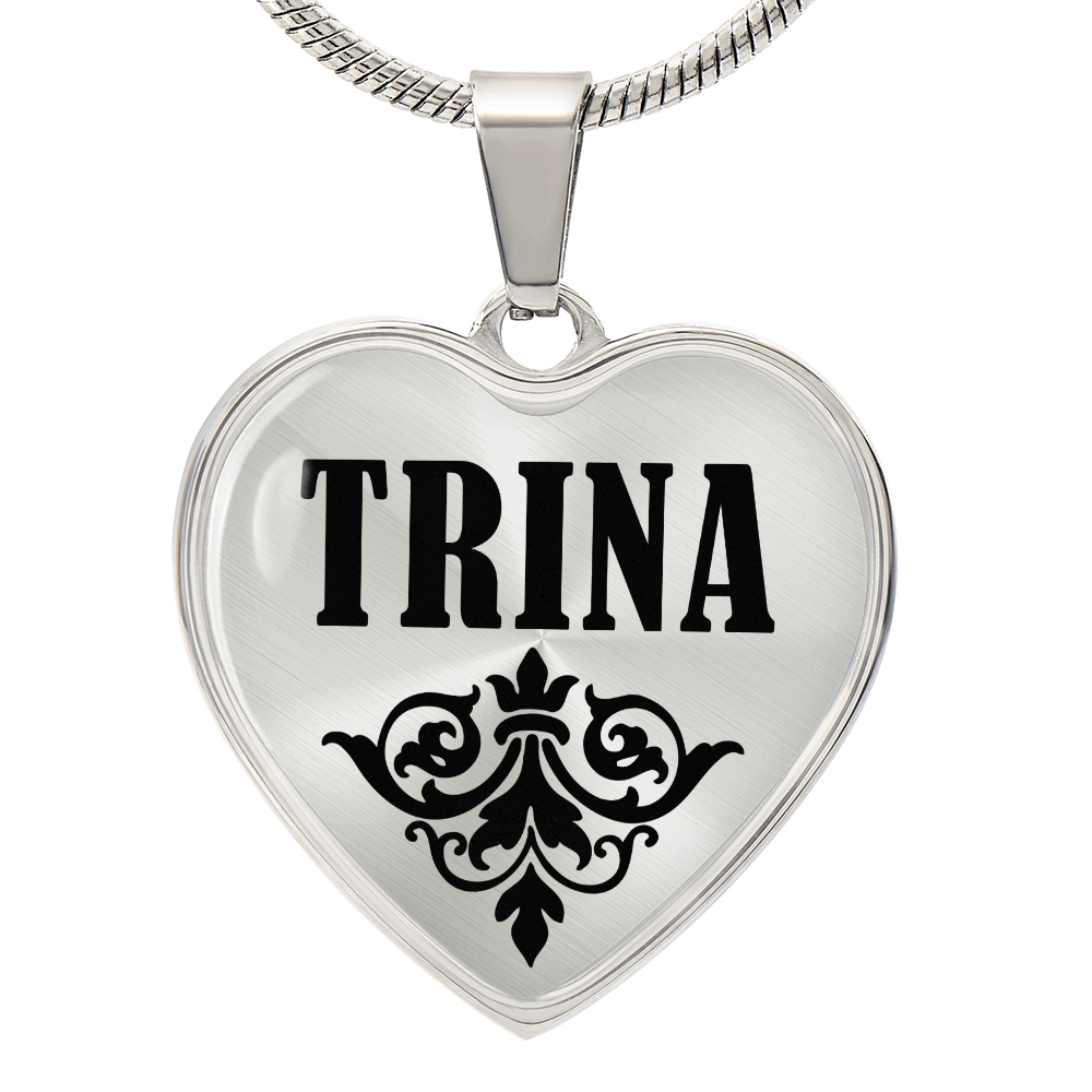 Trina v01 - Heart Pendant Luxury Necklace
