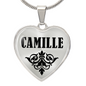 Camille v01 - Heart Pendant Luxury Necklace