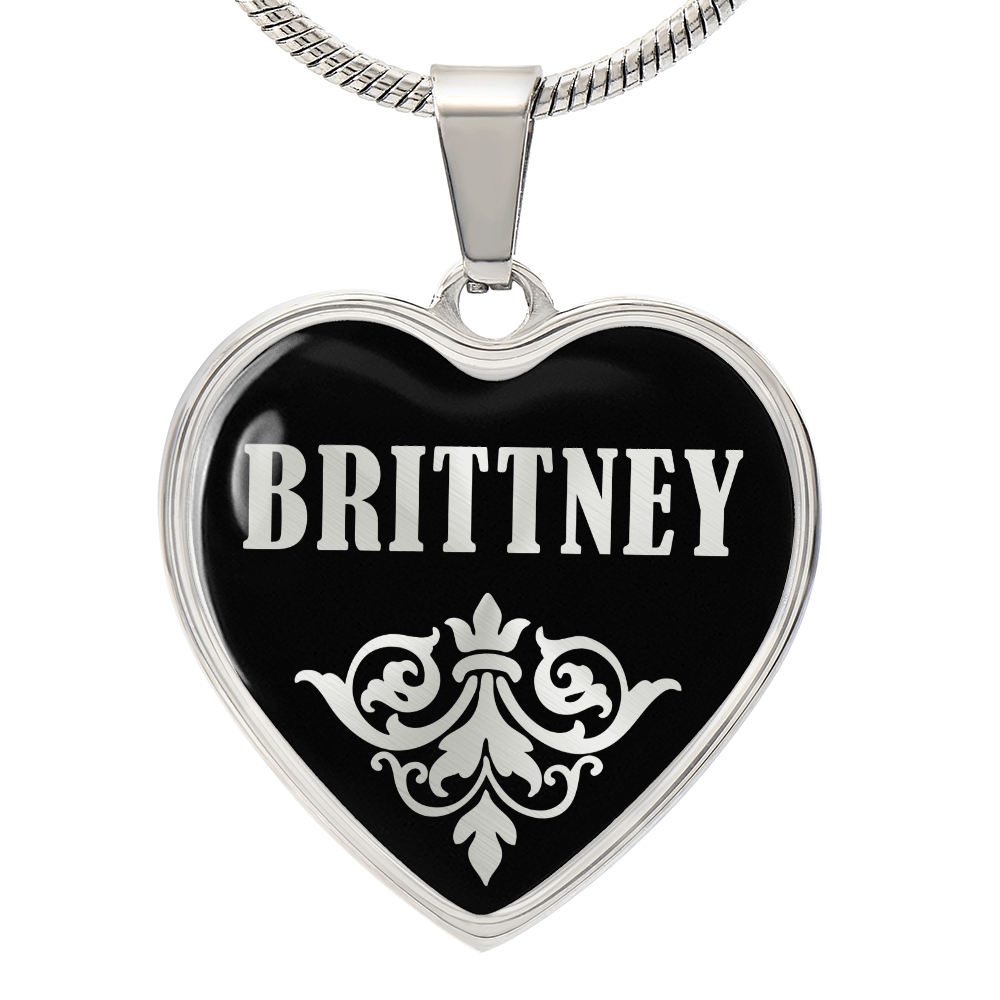 Brittney v02 - Heart Pendant Luxury Necklace