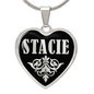 Stacie v02 - Heart Pendant Luxury Necklace