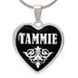 Tammie v03 - Heart Pendant Luxury Necklace