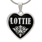 Lottie v02 - Heart Pendant Luxury Necklace