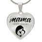 Mama, Est. 2024 - Heart Pendant Luxury Necklace