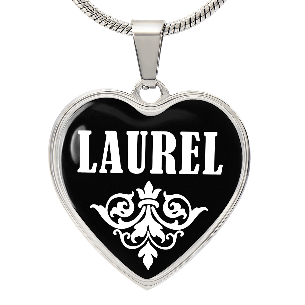 Laurel v03 - Heart Pendant Luxury Necklace