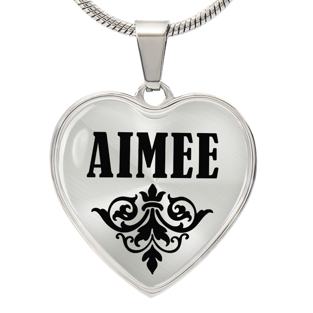 Aimee v01 - Heart Pendant Luxury Necklace