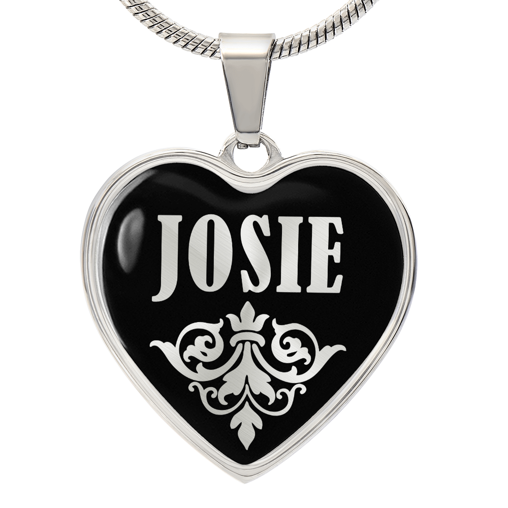 Josie v02 - Heart Pendant Luxury Necklace