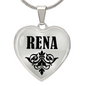 Rena v01 - Heart Pendant Luxury Necklace