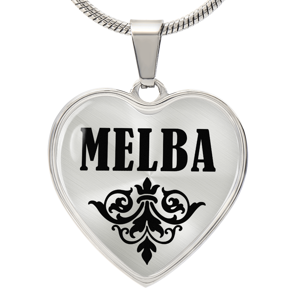 Melba v01 - Heart Pendant Luxury Necklace