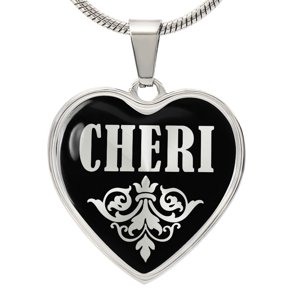 Cheri v02 - Heart Pendant Luxury Necklace
