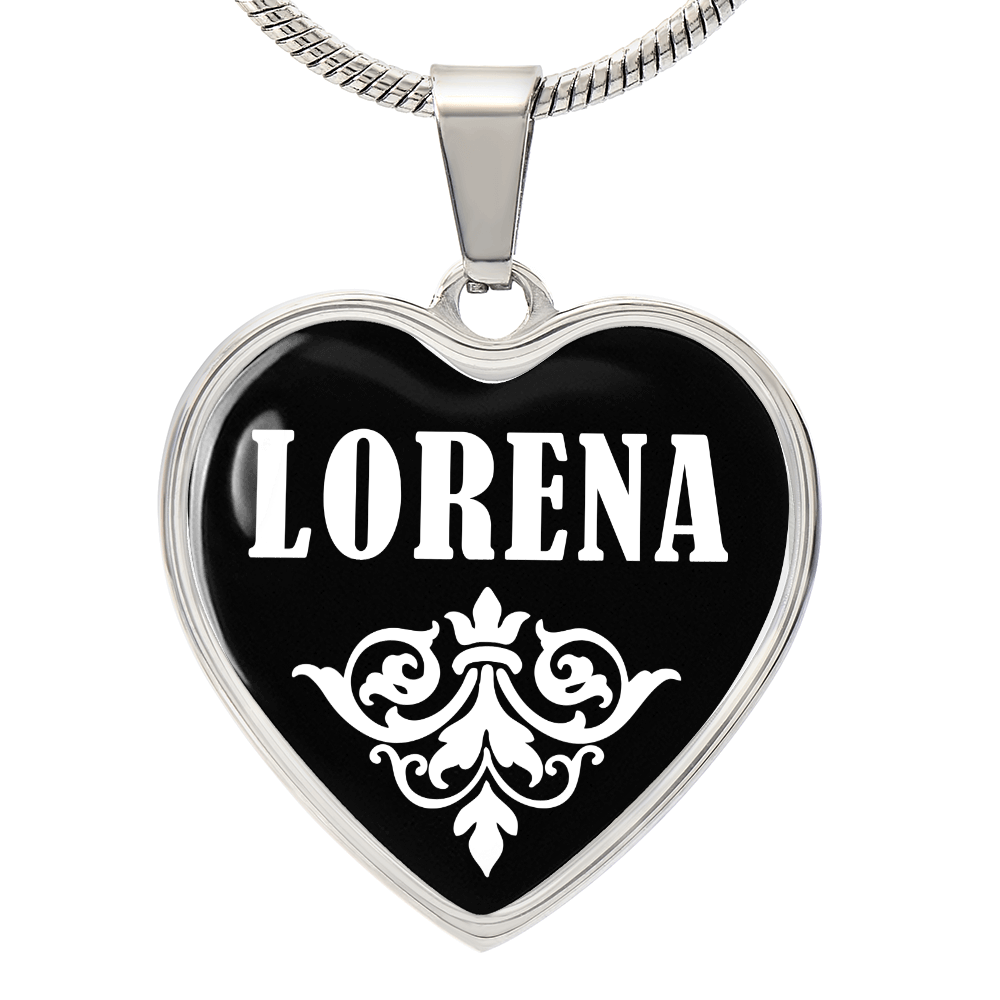 Lorena v03 - Heart Pendant Luxury Necklace