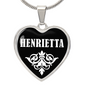 Henrietta v03 - Heart Pendant Luxury Necklace