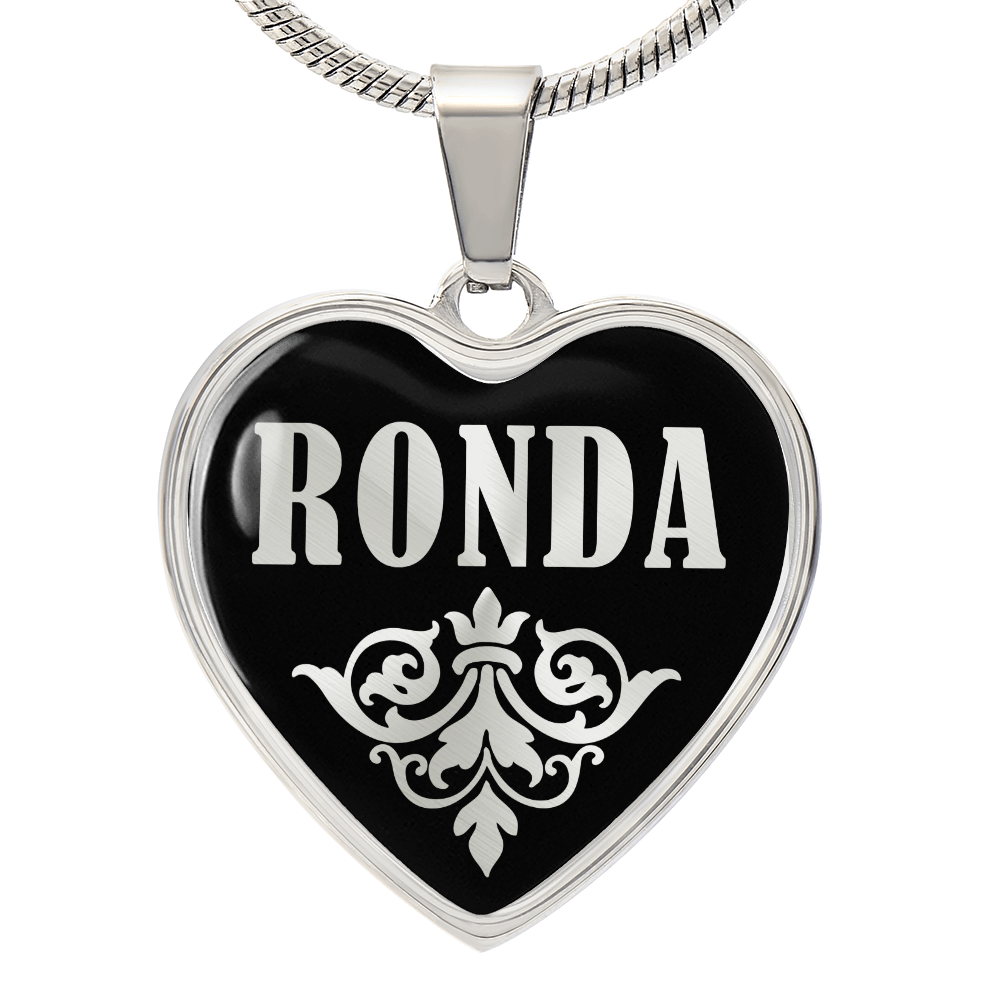 Ronda v02 - Heart Pendant Luxury Necklace