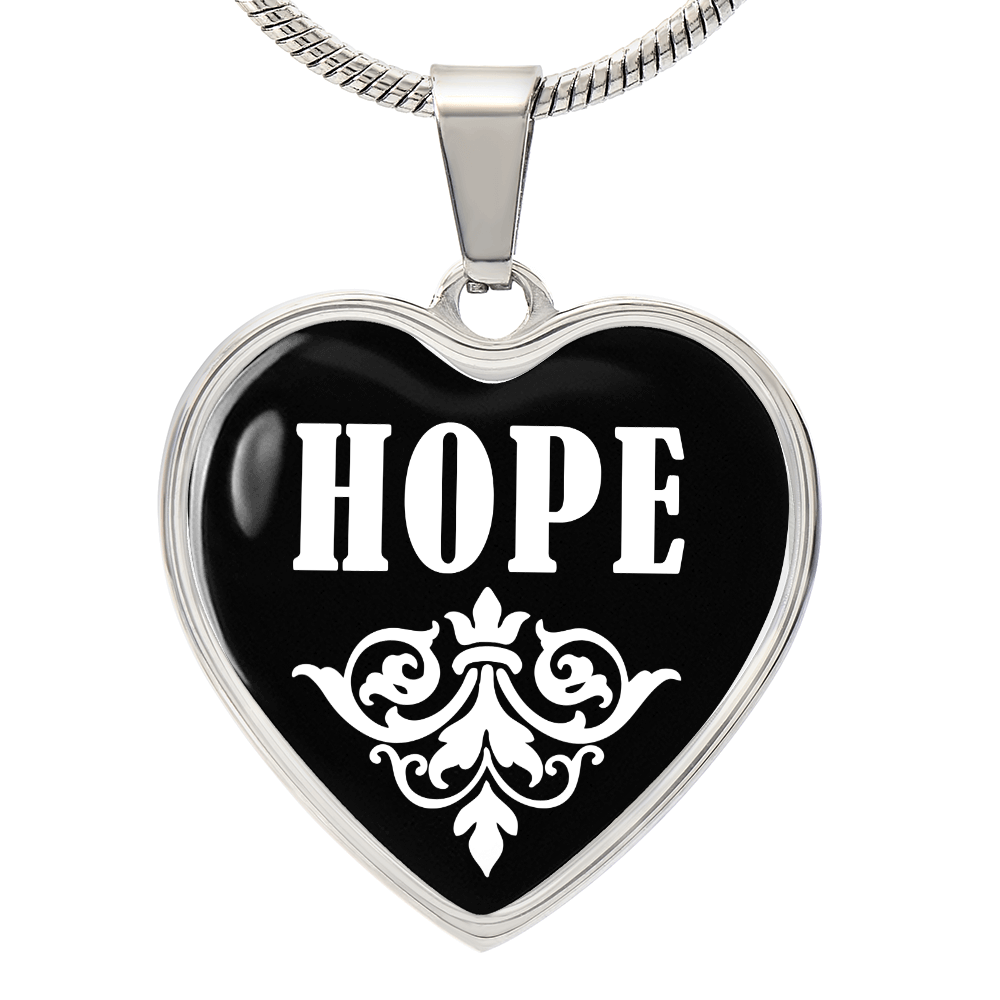 Hope v03 - Heart Pendant Luxury Necklace
