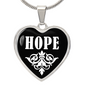Hope v03 - Heart Pendant Luxury Necklace