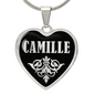 Camille v02 - Heart Pendant Luxury Necklace