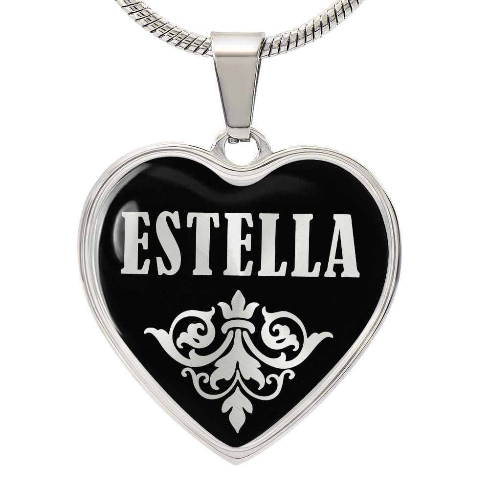 Estella v02 - Heart Pendant Luxury Necklace