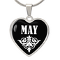 May v03 - Heart Pendant Luxury Necklace