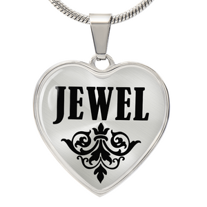 Jewel v01 - Heart Pendant Luxury Necklace