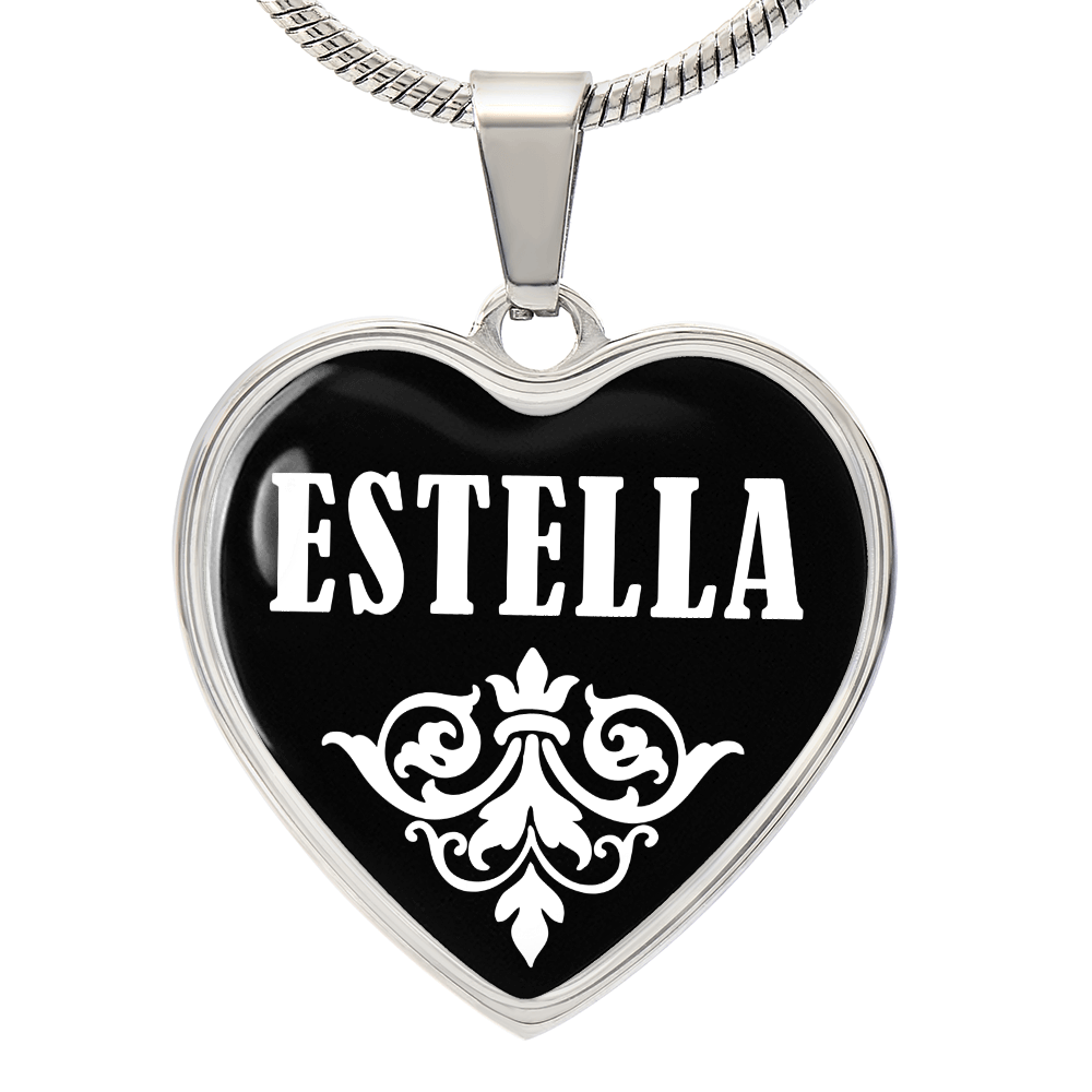 Estella v03 - Heart Pendant Luxury Necklace
