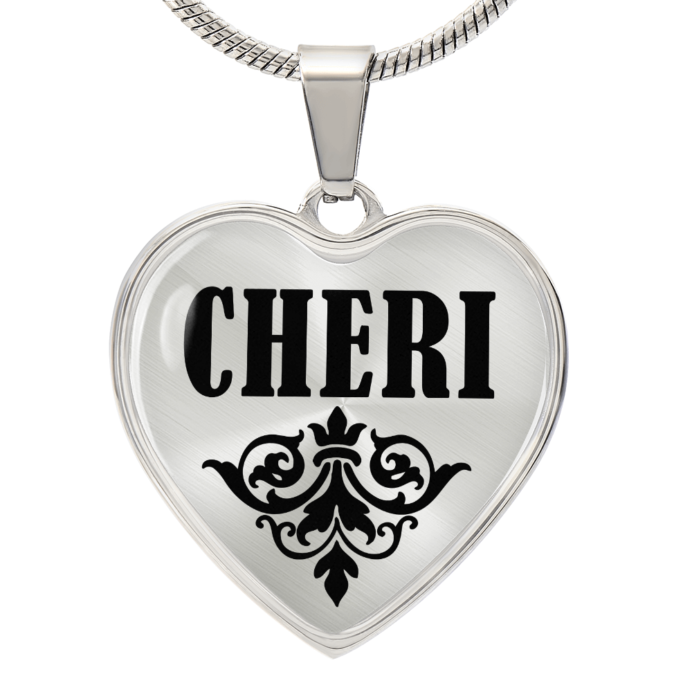 Cheri v01 - Heart Pendant Luxury Necklace