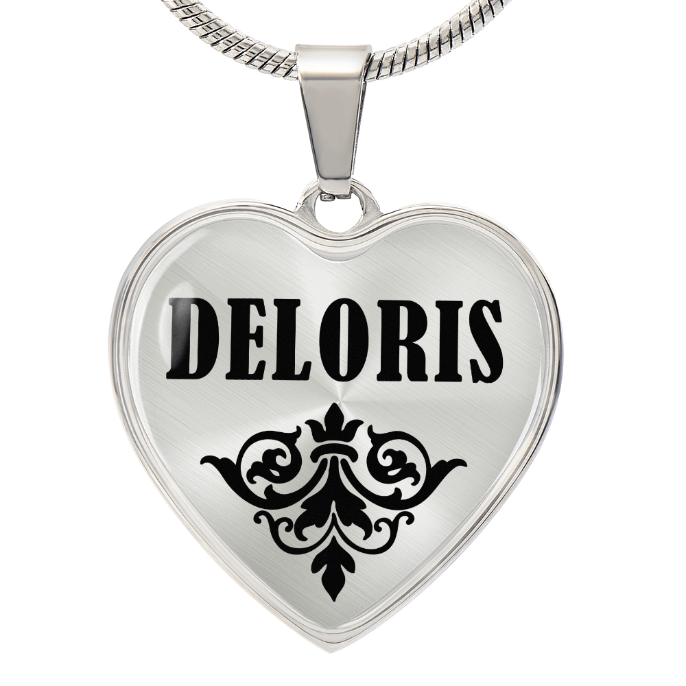 Deloris v01 - Heart Pendant Luxury Necklace