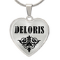 Deloris v01 - Heart Pendant Luxury Necklace