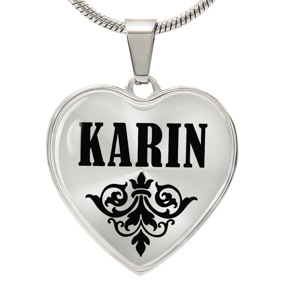 Karin v01 - Heart Pendant Luxury Necklace