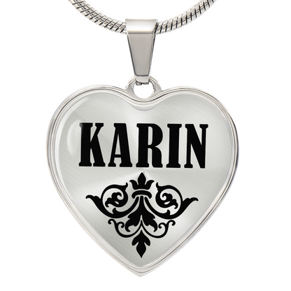 Karin v01 - Heart Pendant Luxury Necklace