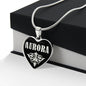 Aurora v02 - Heart Pendant Luxury Necklace