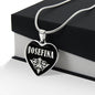 Josefina v02 - Heart Pendant Luxury Necklace
