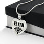 Faith v01 - Heart Pendant Luxury Necklace