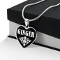 Ginger v03 - Heart Pendant Luxury Necklace