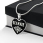 Jeannie v02 - Heart Pendant Luxury Necklace