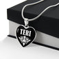 Teri v03 - Heart Pendant Luxury Necklace