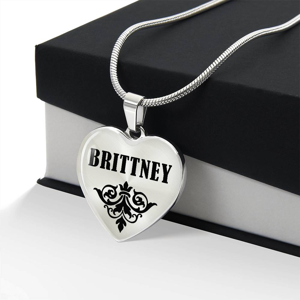 Brittney v01 - Heart Pendant Luxury Necklace