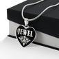 Jewel v02 - Heart Pendant Luxury Necklace