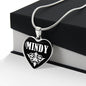 Mindy v03 - Heart Pendant Luxury Necklace