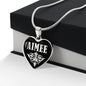 Aimee v02 - Heart Pendant Luxury Necklace