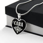 Cara v02 - Heart Pendant Luxury Necklace