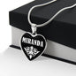 Miranda v03 - Heart Pendant Luxury Necklace