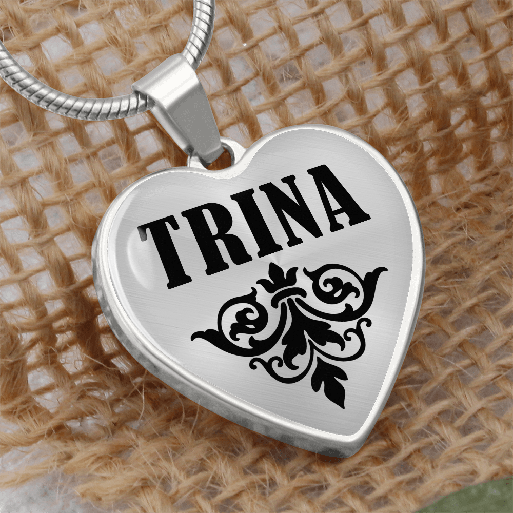 Trina v01 - Heart Pendant Luxury Necklace